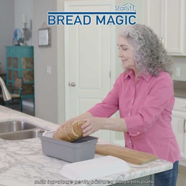 Starlyf Bread Magic - cutia inovatoare pentru păstrarea prospețimii pâinii Starlyf Bread Magic - cutia inovatoare pentru păstrarea prospețimii pâinii