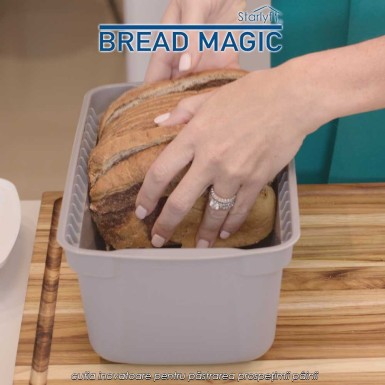Starlyf Bread Magic - cutia inovatoare pentru păstrarea prospețimii pâinii Starlyf Bread Magic - cutia inovatoare pentru păstrarea prospețimii pâinii