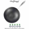 Pachet PROMO: 2 tigăi premium din oțel inoxidabil cu model de fagure Cheffinger Home Pachet PROMO: 2 tigăi premium din oțel inoxidabil cu model de fagure Cheffinger Home