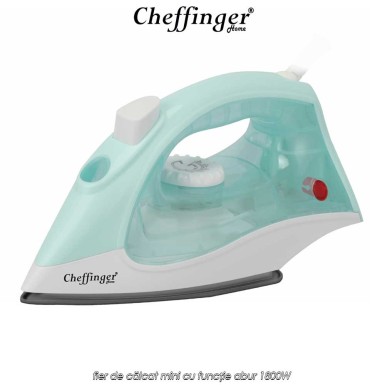 Cheffinger Home SI1800 - fier de călcat mini cu funcție abur 1800W