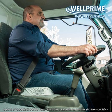 Wellprime Painfree Cushion - perna ortopedică pentru șezut împotriva durerilor lombare și a hemoroizilor Wellprime Painfree Cushion - perna ortopedică pentru șezut împotriva durerilor lombare și a hemoroizilor