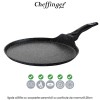Cheffinger Home FAP28 - tigaie clătite cu acoperire ceramică cu particule de marmură 28cm