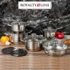 Royalty Line RL-1232 - set de oale și tigaie din inox, 12 piese