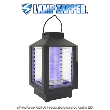 Pest Reject Lamp Zapper - eliminator portabil de insecte zburatoare cu lumina LED Pest Reject Lamp Zapper - eliminator portabil de insecte zburatoare cu lumina LED
