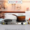 Royalty Line Hot Plate HP-18204 - plită electrică cu 2 zone de gătit, 1000W+1500W, inox Royalty Line Hot Plate HP-18204 - plită electrică cu 2 zone de gătit, 1000W+1500W, inox