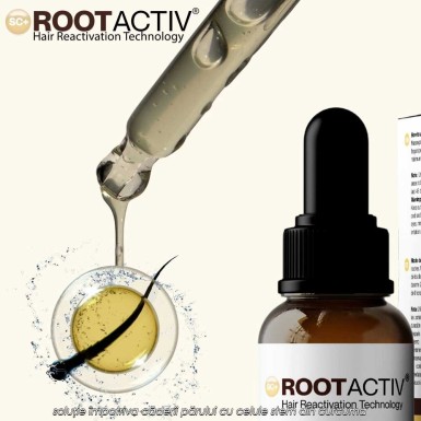 Rootactiv - soluție împotriva căderii părului cu celule stem din curcuma Rootactiv - soluție împotriva căderii părului cu celule stem din curcuma