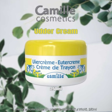 Camille Udder Cream - cremă emolientă pentru piele deshidratată și iritată, 250ml Camille Udder Cream - cremă emolientă pentru piele deshidratată și iritată, 250ml