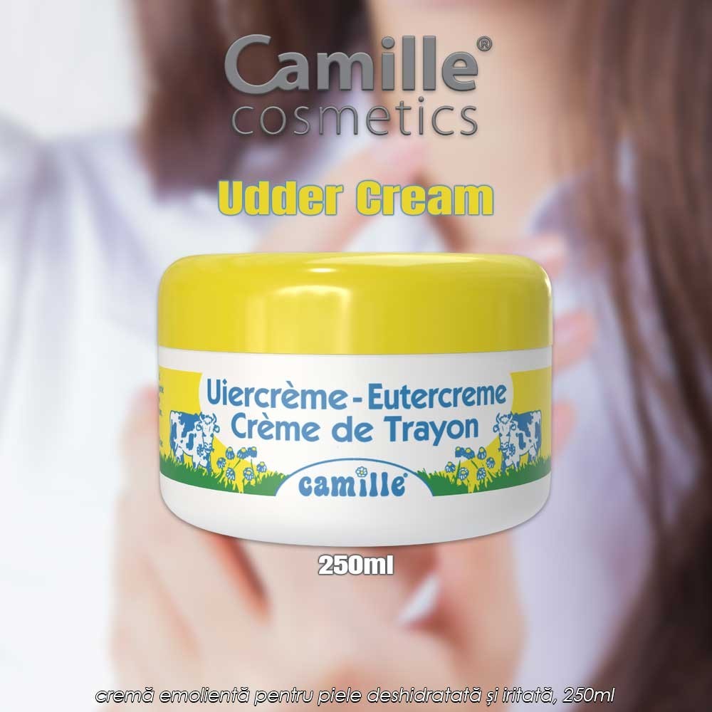 Camille Udder Cream - cremă emolientă pentru piele deshidratată și iritată, 250ml