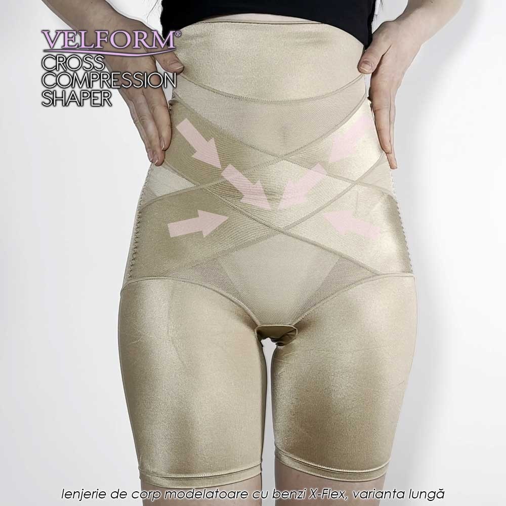 Pachet PROMO: Velform Cross Compression shaper varianta scurtă și varianta lungă