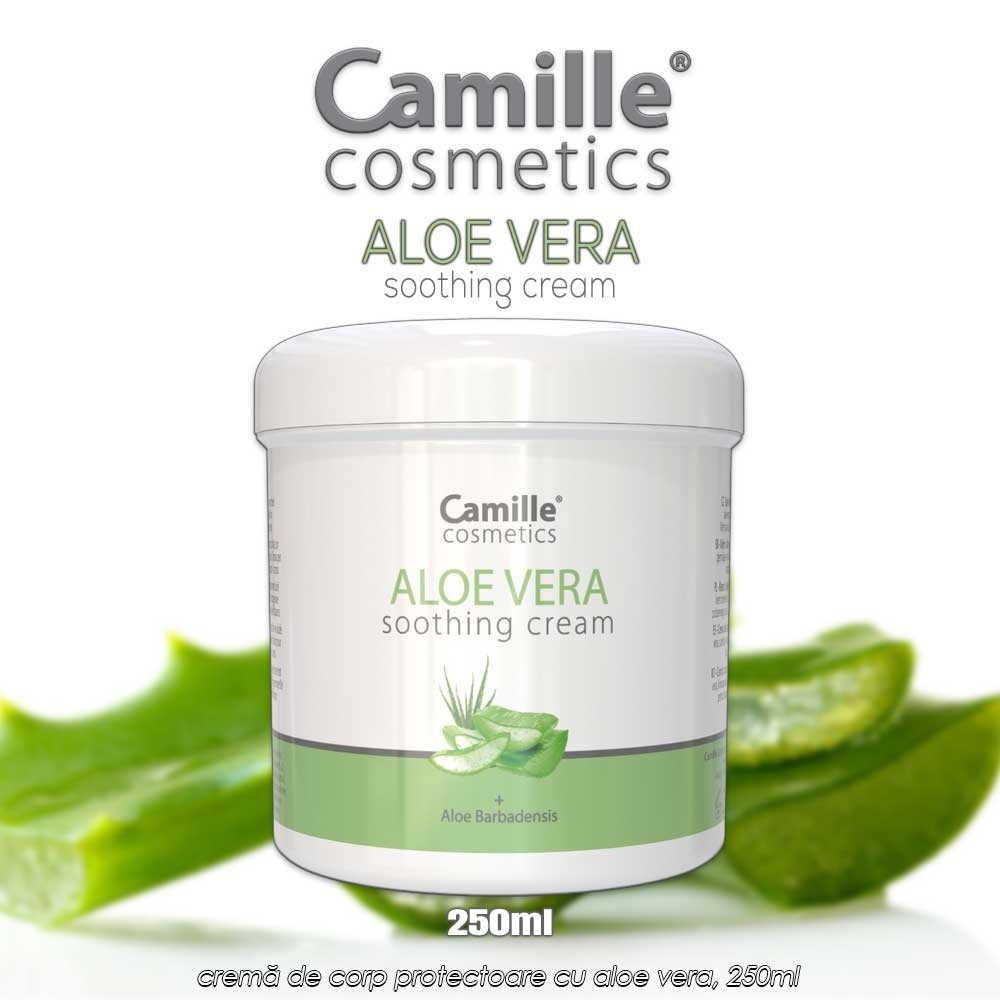 Camille Aloe Vera - cremă de corp protectoare cu aloe vera, 250ml
