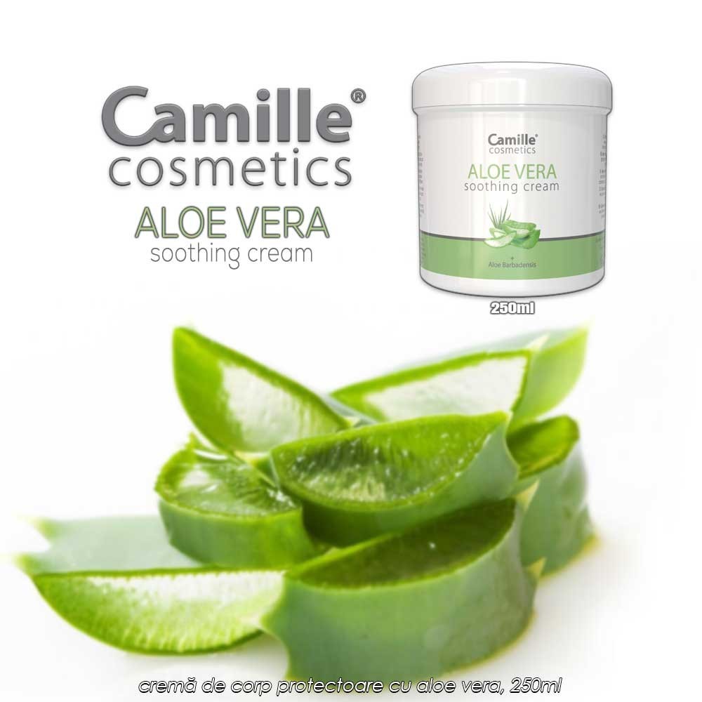 Camille Aloe Vera - cremă de corp protectoare cu aloe vera, 250ml