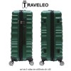 Traveleo ABS04GR - set de 3 valize de călătorie din ABS