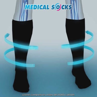 Medical Socks - șosete compresive unisex de înaltă calitate Medical Socks - șosete compresive unisex de înaltă calitate