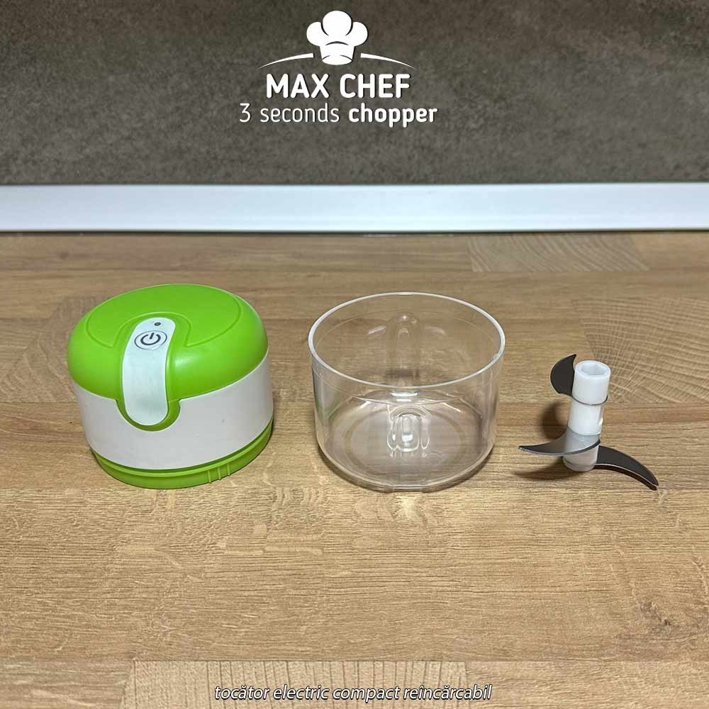 Max Chef 3 seconds chopper - tocător electric compact reîncărcabil