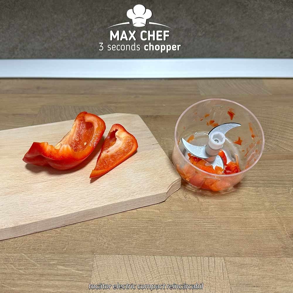 Max Chef 3 seconds chopper - tocător electric compact reîncărcabil