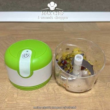 Max Chef 3 seconds chopper - tocător electric compact reîncărcabil Max Chef 3 seconds chopper - tocător electric compact reîncărcabil