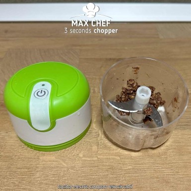 Max Chef 3 seconds chopper - tocător electric compact reîncărcabil Max Chef 3 seconds chopper - tocător electric compact reîncărcabil