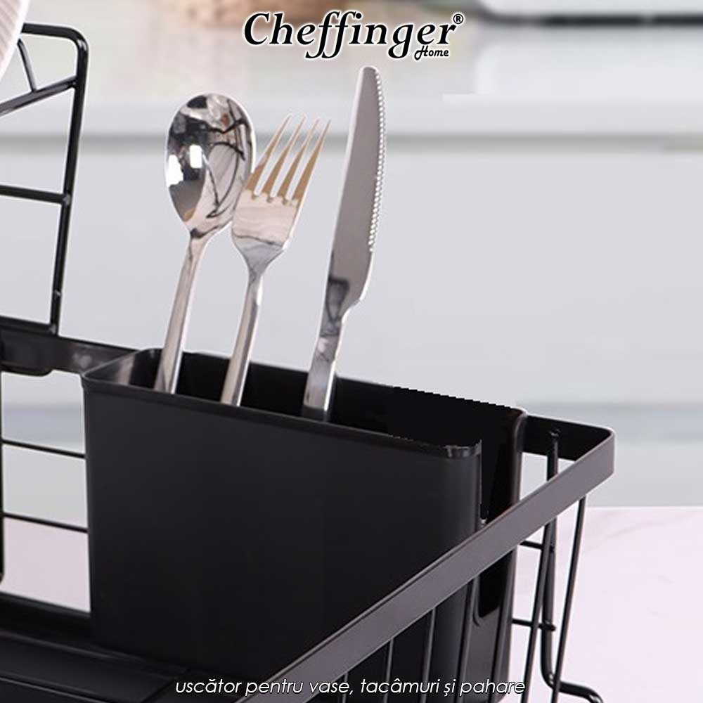 Cheffinger Home CF-DR02 - uscător pentru vase, tacâmuri și pahare Cheffinger Home CF-DR02 - uscător pentru vase, tacâmuri și pahare