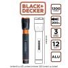 Black+Decker Torch 1200 - lanternă cu LED, putere luminare 1200 lumeni, cu baterii