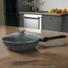 Cheffinger Home FWD32 - tigaie wok cu acoperire ceramică și capac, 32cm Cheffinger Home FWD32 - tigaie wok cu acoperire ceramică și capac, 32cm