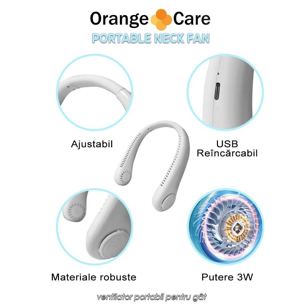 🌀Portable Neck Fan | preț 99lei | ventilator portabil pentru gât | Telestar
