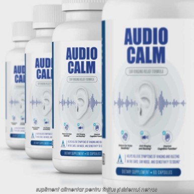 Audio Calm - supliment alimentar pentru tinitus și sistemul nervos Audio Calm - supliment alimentar pentru tinitus și sistemul nervos