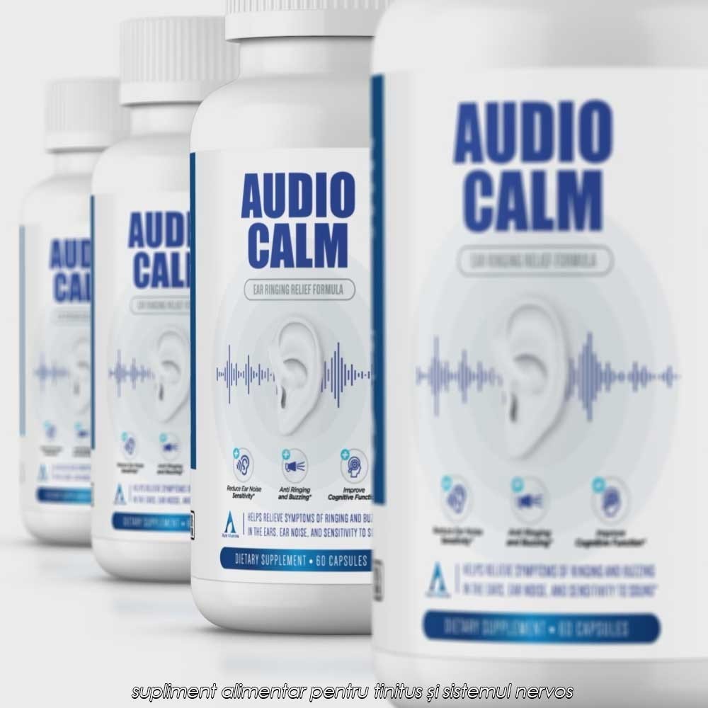 Audio Calm - supliment alimentar pentru tinitus și sistemul nervos