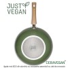 Just Vegan - tigaie wok ECO din aluminiu cu acoperire ceramică cu ulei de avocado 28cm