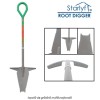 Starlyf Root Digger 5in1 - lopată de grădină multifuncțională