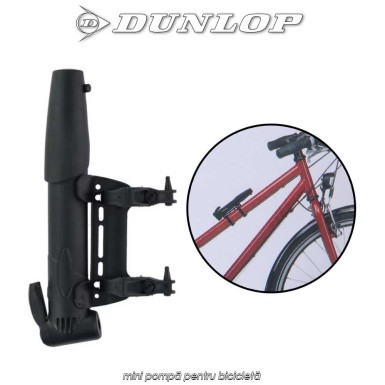 Dunlop Bike Mini Pump - mini pompă pentru bicicletă Dunlop Bike Mini Pump - mini pompă pentru bicicletă