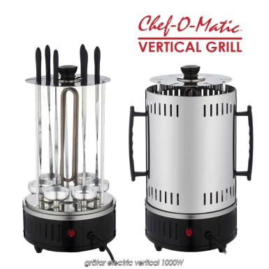 Chef-O-Matic Vertical Grill - grătar electric vertical 1000W Chef-O-Matic Vertical Grill - grătar electric vertical 1000W