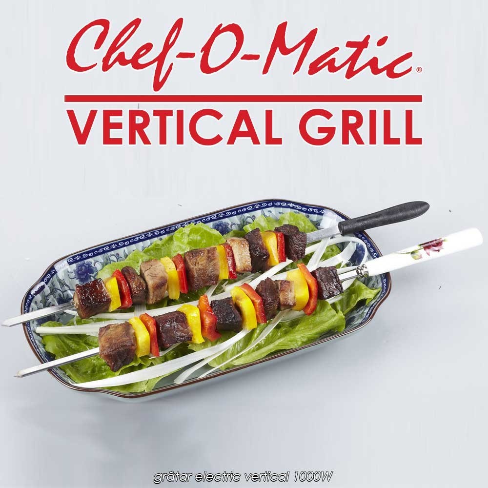 Chef-O-Matic Vertical Grill - grătar electric vertical 1000W