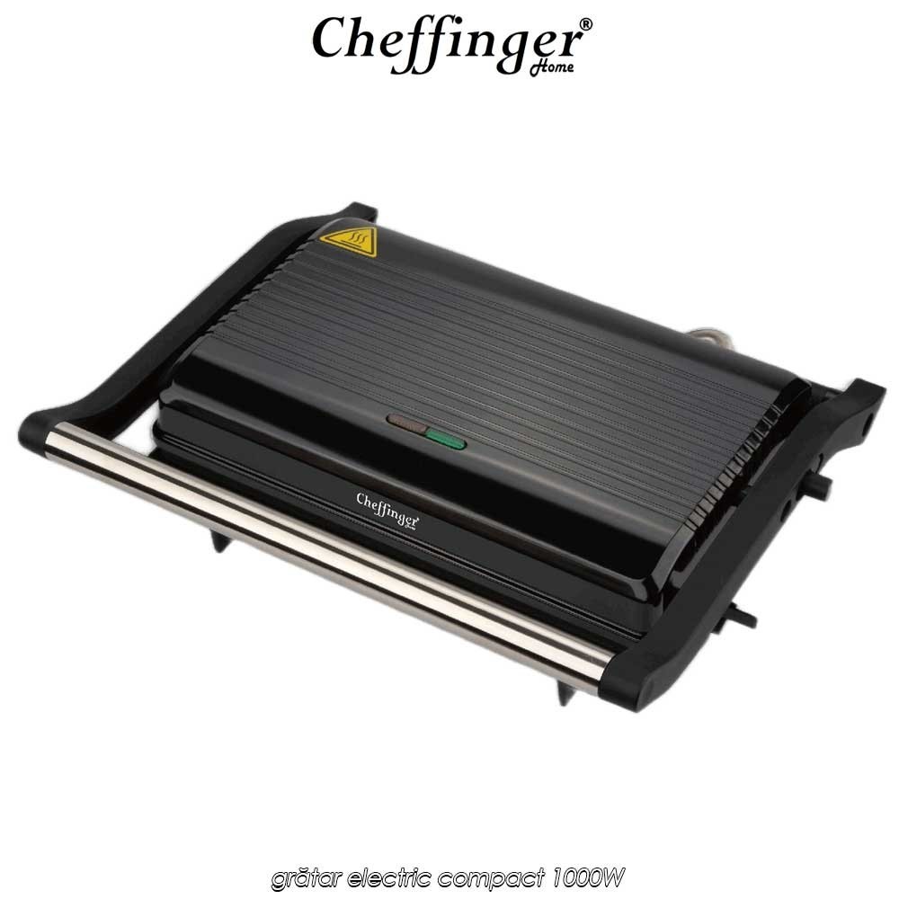 Cheffinger Home PG01 - grătar electric compact 1000W