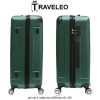 Traveleo ABS01GR - set de 3 valize de călătorie din ABS