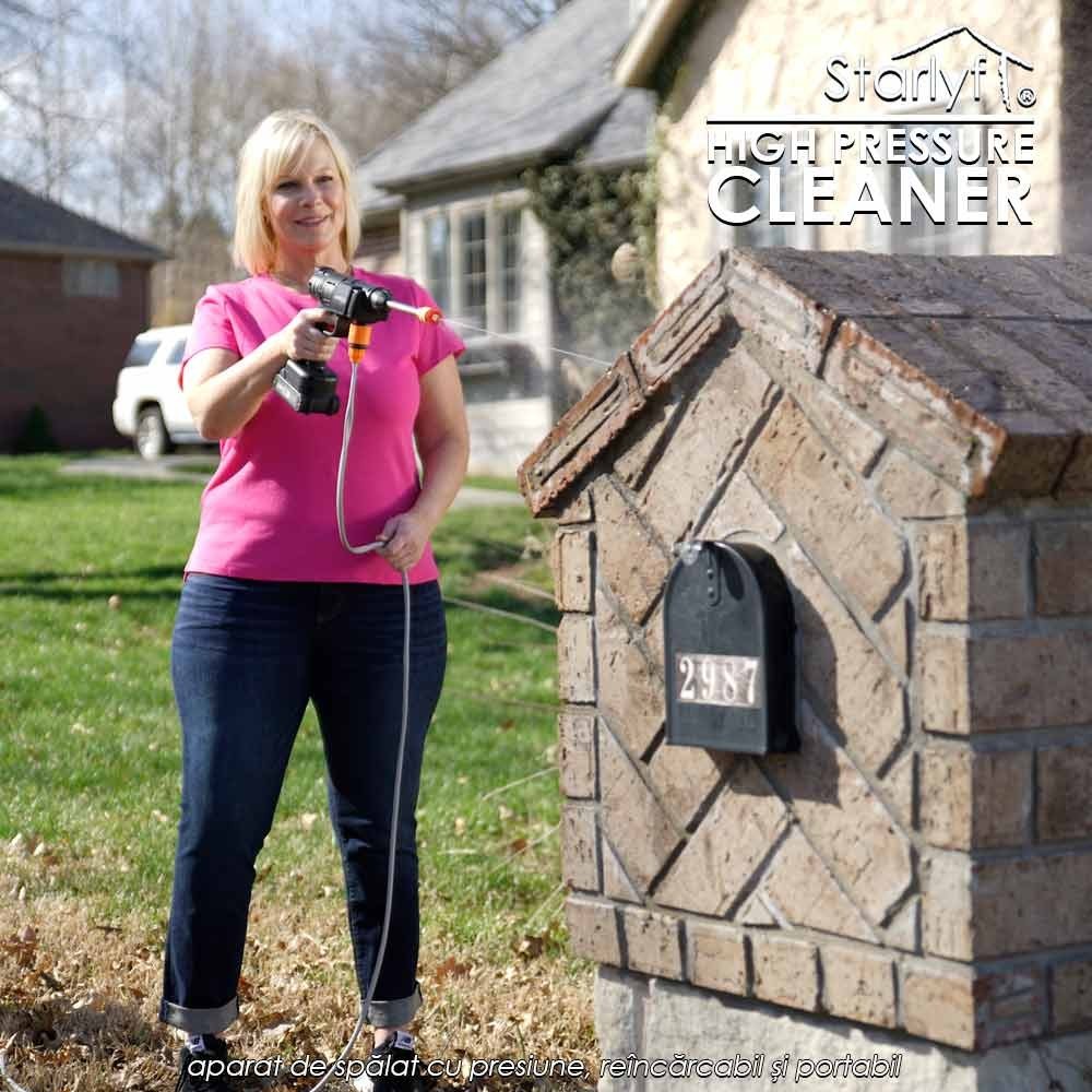 🫧Starlyf High Pressure Cleaner - aparat de spălat cu presiune, reîncărcabil și portabil 🫧Starlyf High Pressure Cleaner - aparat de spălat cu presiune, reîncărcabil și portabil