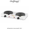 Cheffinger Home Hot Plate EHD1000 - plită electrică cu 2 zone de gătit, 1000W