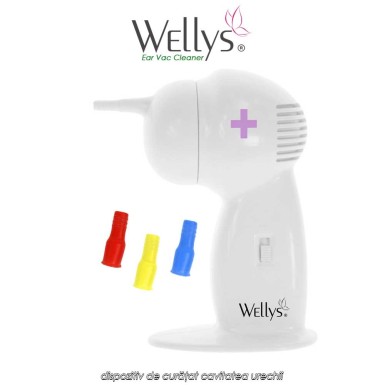 Wellys Ear Vac Cleaner - dispozitiv de curățat cavitatea urechii Wellys Ear Vac Cleaner - dispozitiv de curățat cavitatea urechii