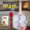 Wonder Pan - tigaie multifuncțională cu 4 compartimente rotunde