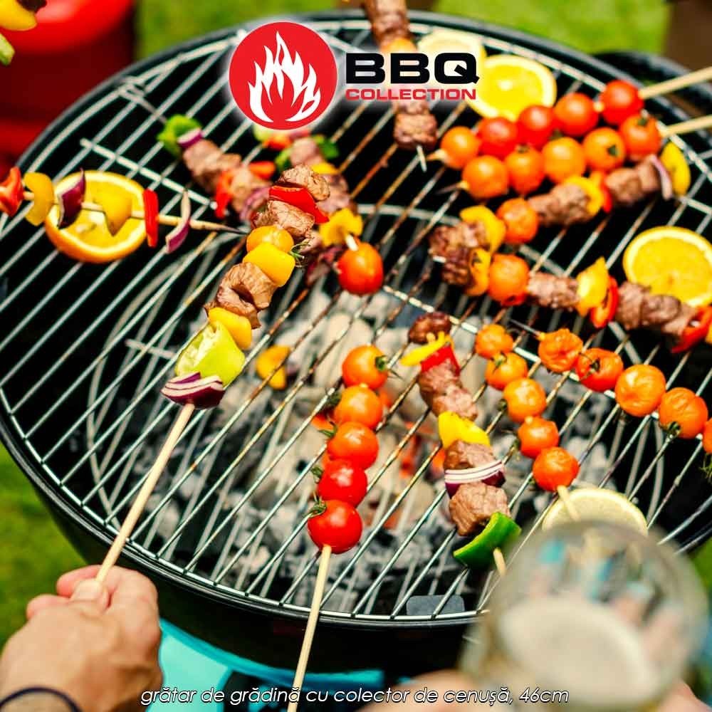 BBQ Collection R4 - grătar de grădină cu colector de cenușă, 46cm