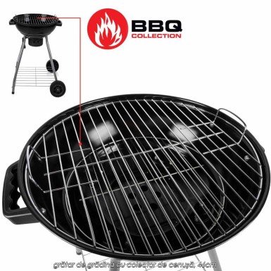 BBQ Collection R4 - grătar de grădină cu colector de cenușă, 46cm BBQ Collection R4 - grătar de grădină cu colector de cenușă, 46cm
