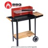 BBQ Collection S4 - grătar robust cu paravan și rafturi reglabile