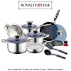 Royalty Line RL-16RGNM - set complet din 16 piese ce conține 3 oale, 1 tigaie și accesorii