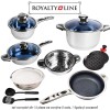 Royalty Line RL-16RGNM - set complet din 16 piese ce conține 3 oale, 1 tigaie și accesorii
