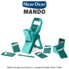 Nicer Dicer Mando - feliator de legume și fructe cu 6 accesorii și design Slide N Glide
