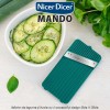 Nicer Dicer Mando - feliator de legume și fructe cu 6 accesorii și design Slide N Glide