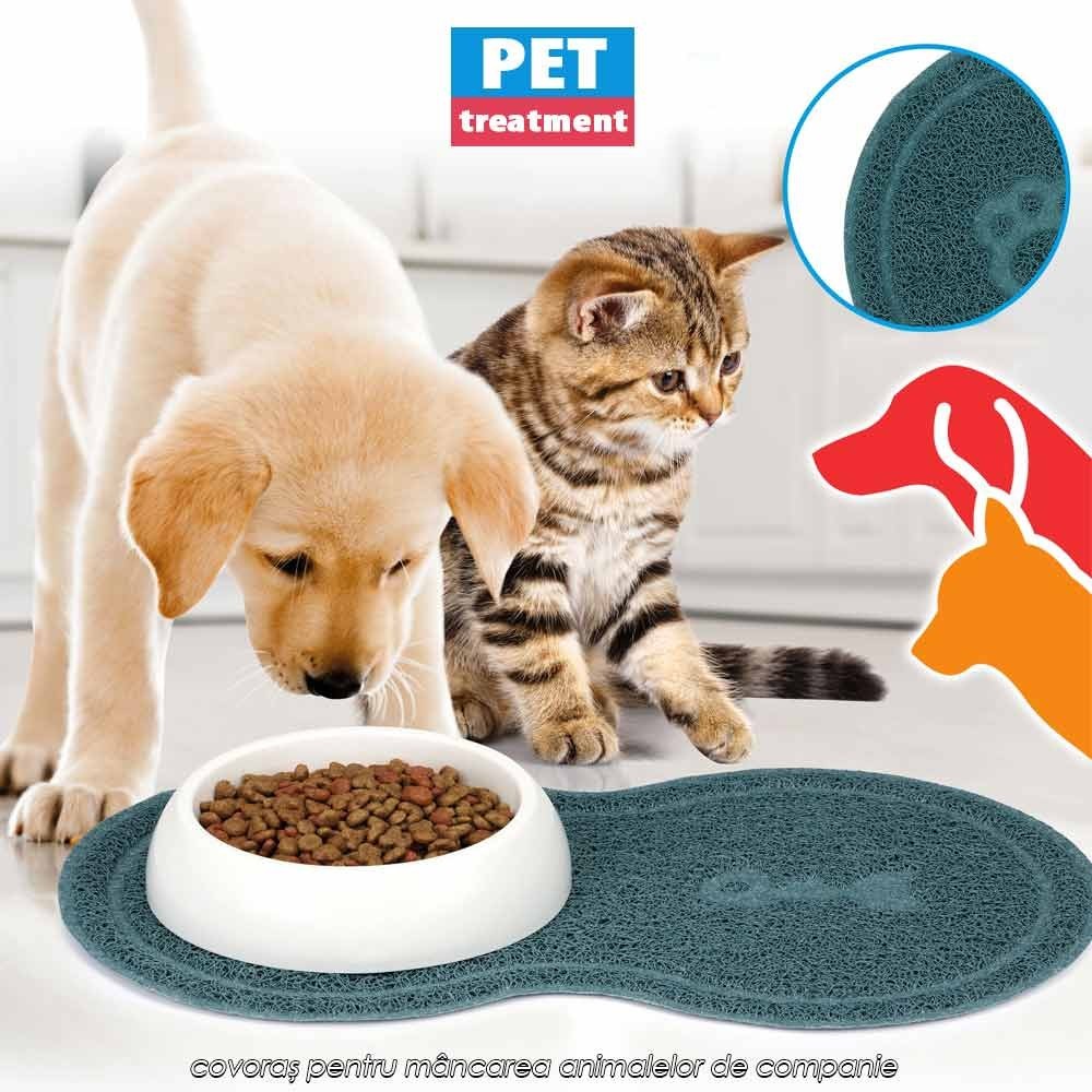 Pet Treatment Pet Feeding Mat - covoraș pentru mâncarea animalelor de companie Pet Treatment Pet Feeding Mat - covoraș pentru mâncarea animalelor de companie