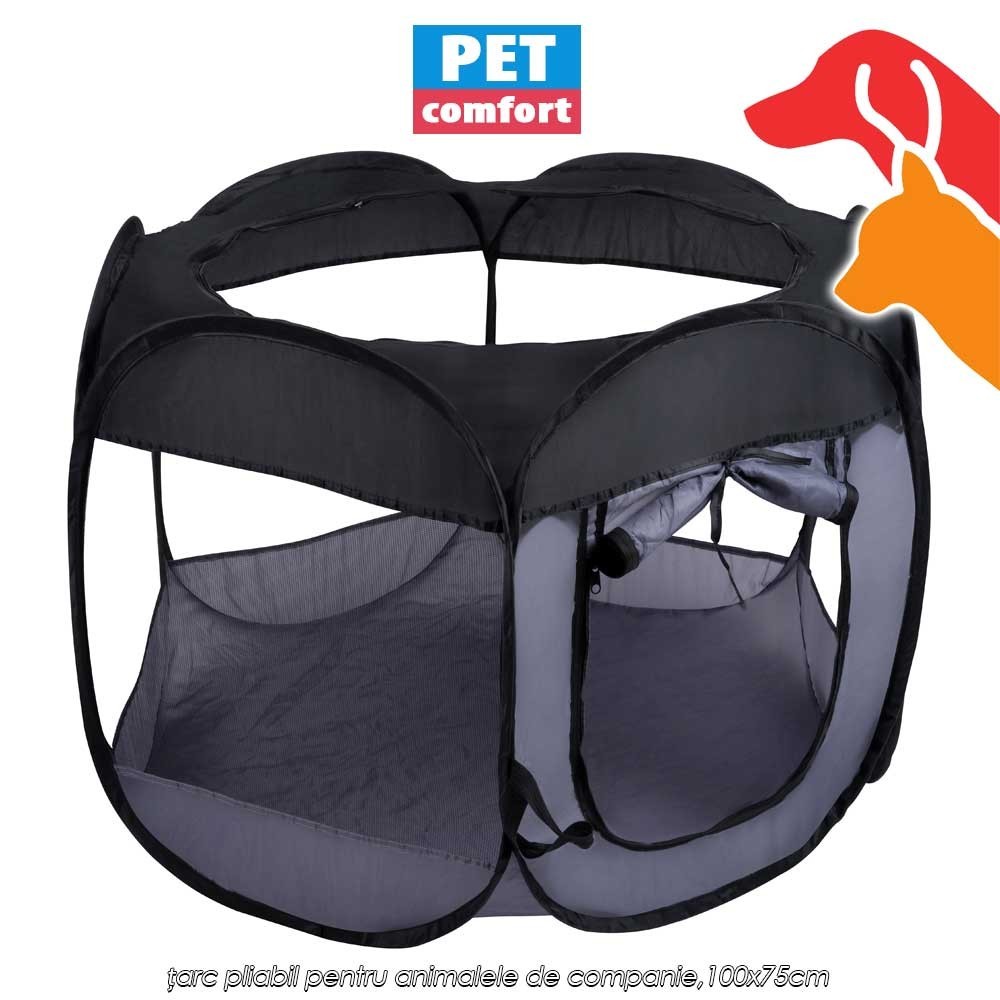Pet Comfort Pet Bench - țarc pliabil pentru animalele de companie,100x75cm