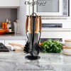 Cheffinger Home UT02 - set de 6 ustensile de bucătărie cu suport