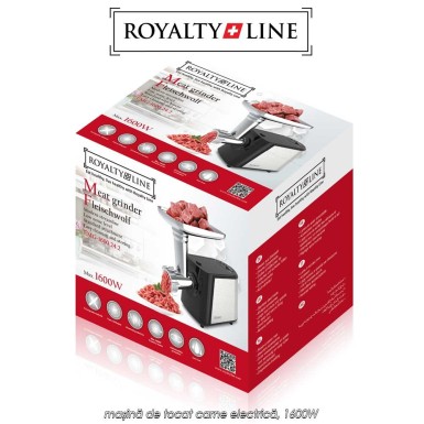 Royalty Line Meat Grinder EMG1600 - mașină de tocat carne electrică, 1600W Royalty Line Meat Grinder EMG1600 - mașină de tocat carne electrică, 1600W
