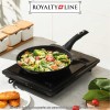 Royalty Line RL-FM3F-BLK - set de 3 tigăi cu acoperire de ceramică cu particule de marmură Royalty Line RL-FM3F-BLK - set de 3 tigăi cu acoperire de ceramică cu particule de marmură